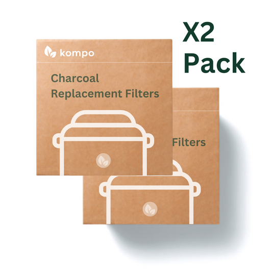 Kompo Charcoal Filter Replacement (Twin Pack)